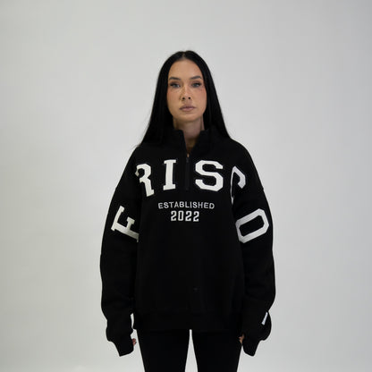 BLACK ZIP CREW