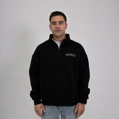 BLACK CLASSIC ZIP CREW