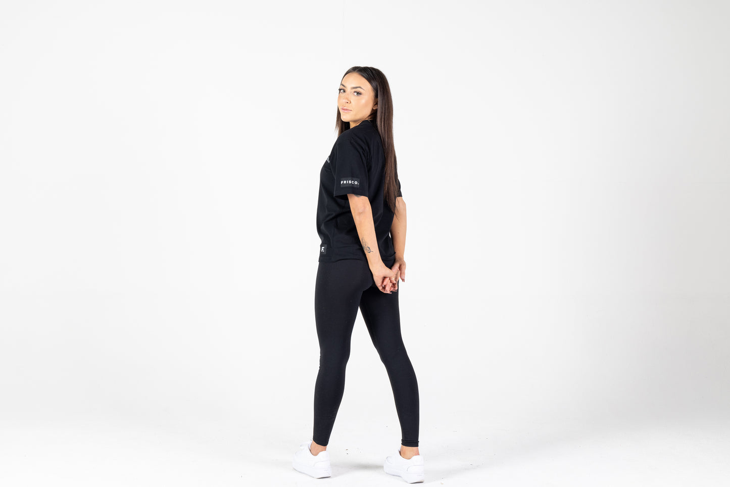 Women's Tee Black/White