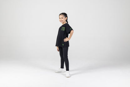 Kids Tee Black/Green