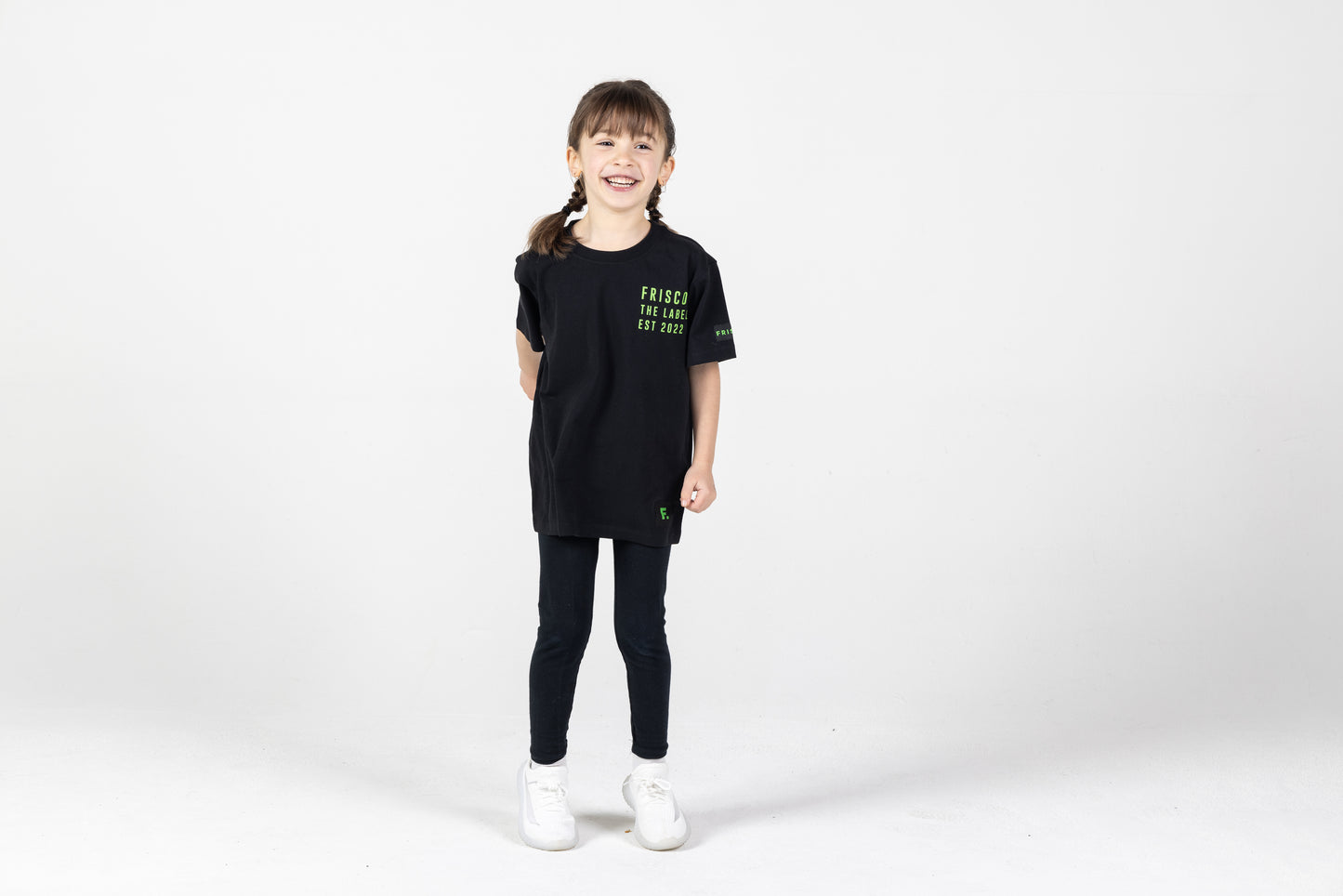 Kids Tee Black/Green