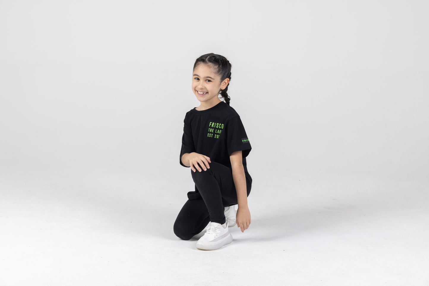 Kids Tee Black/Green