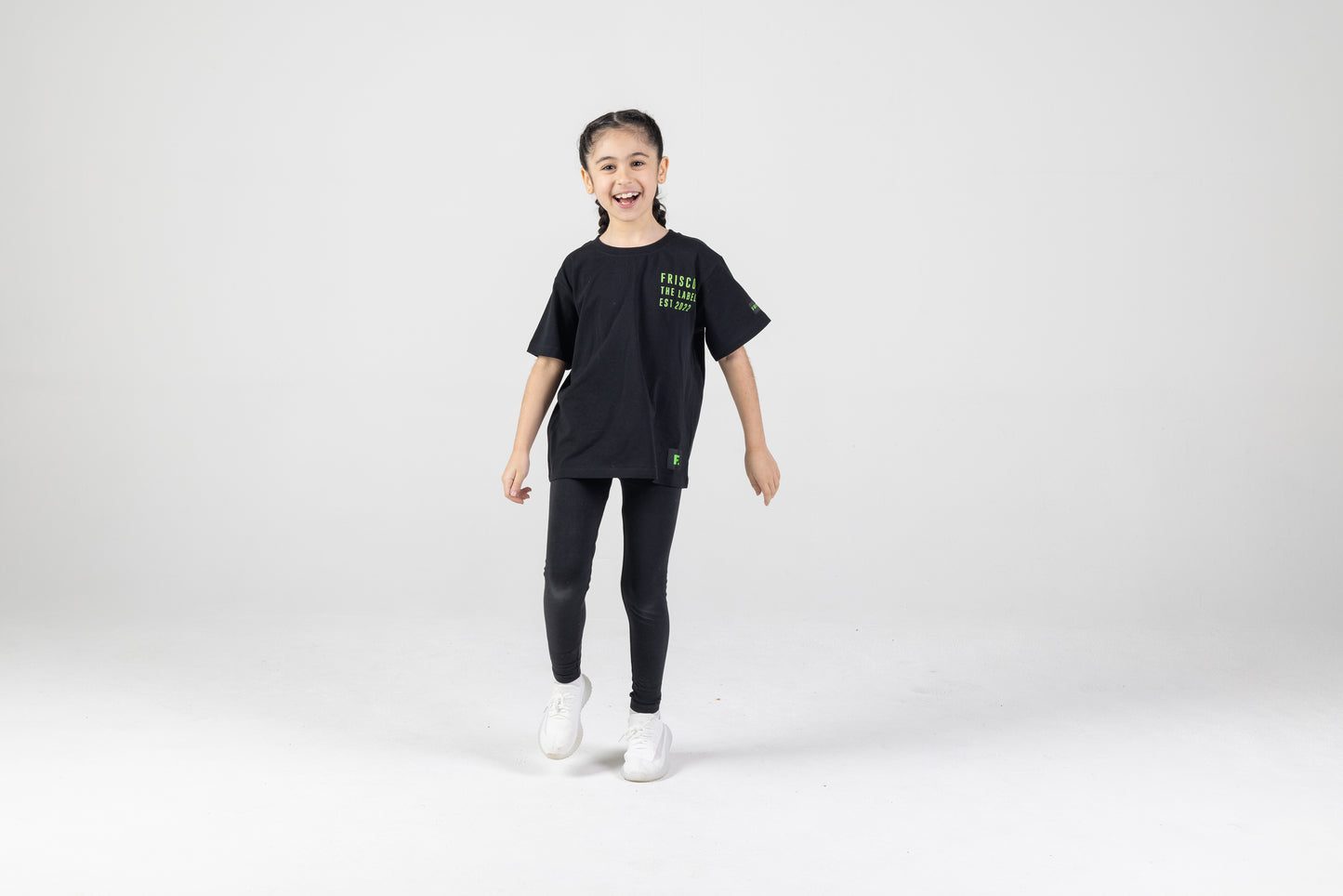 Kids Tee Black/Green