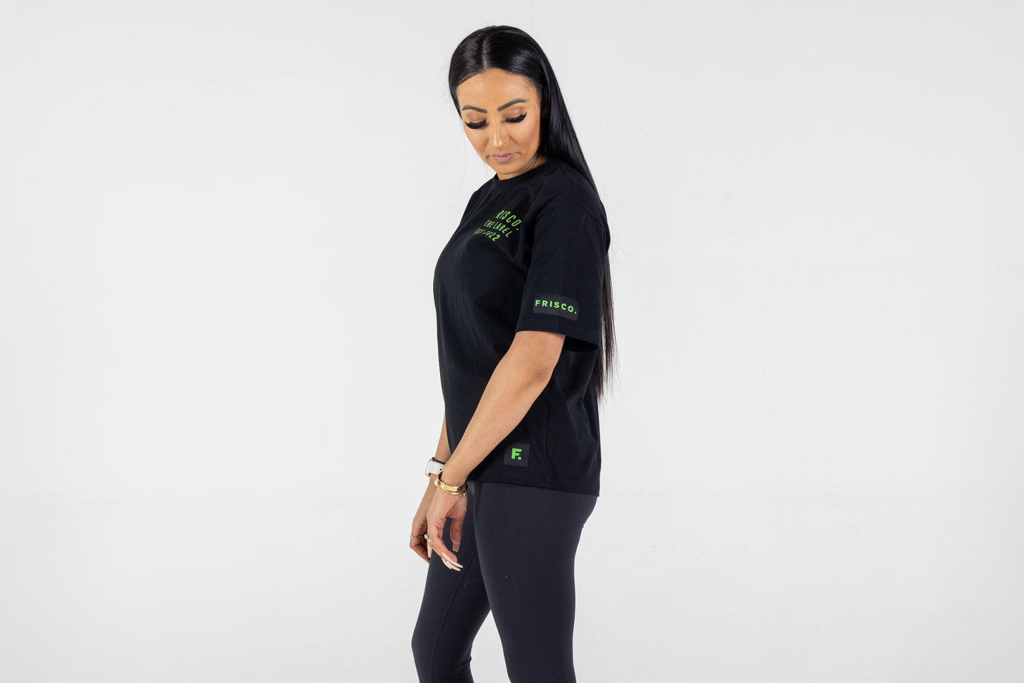 Women's Tee Black/Green