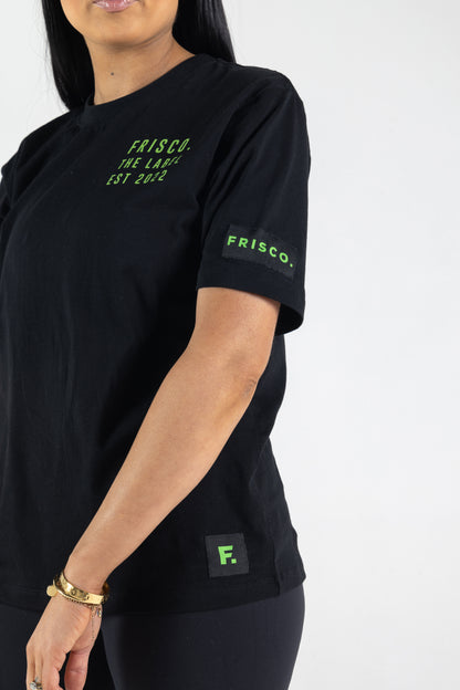 Women's Tee Black/Green