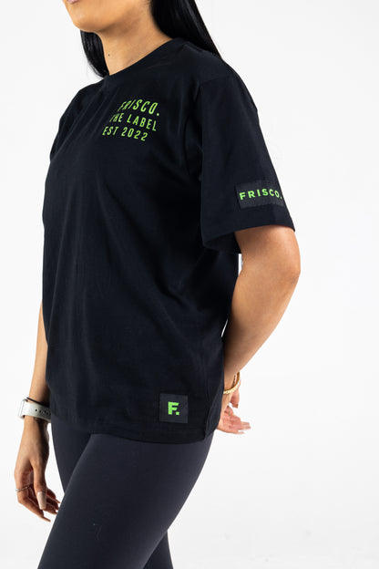 Women's Tee Black/Green