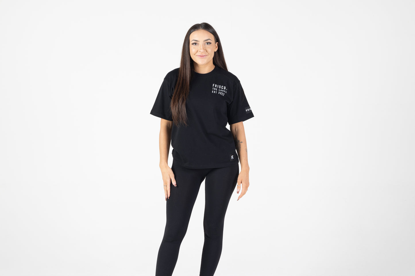 Women's Tee Black/White