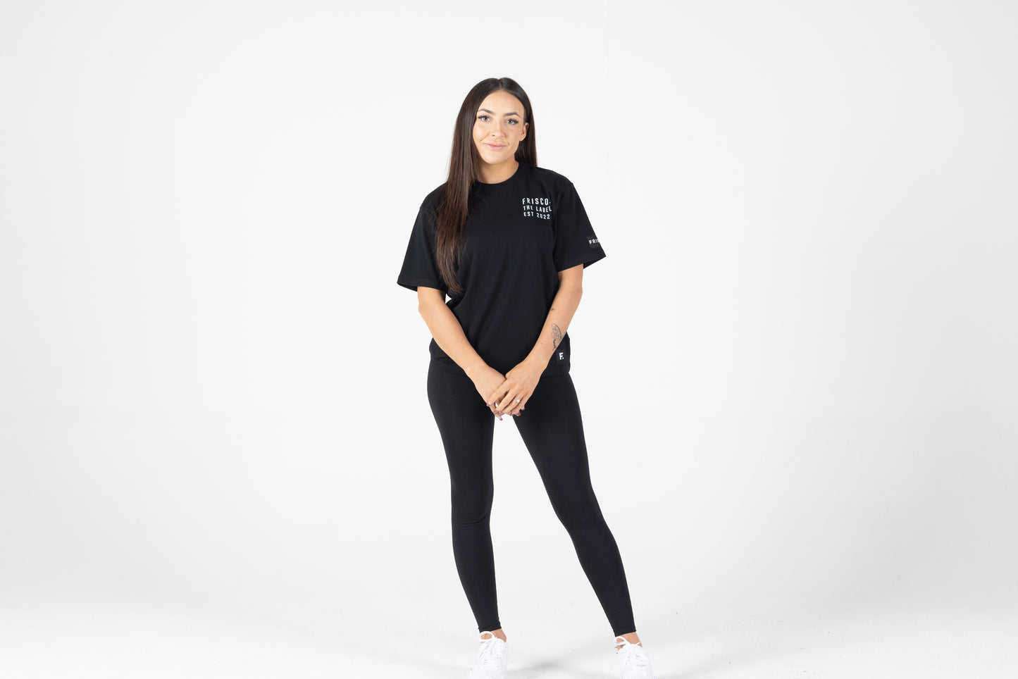 Women's Tee Black/White