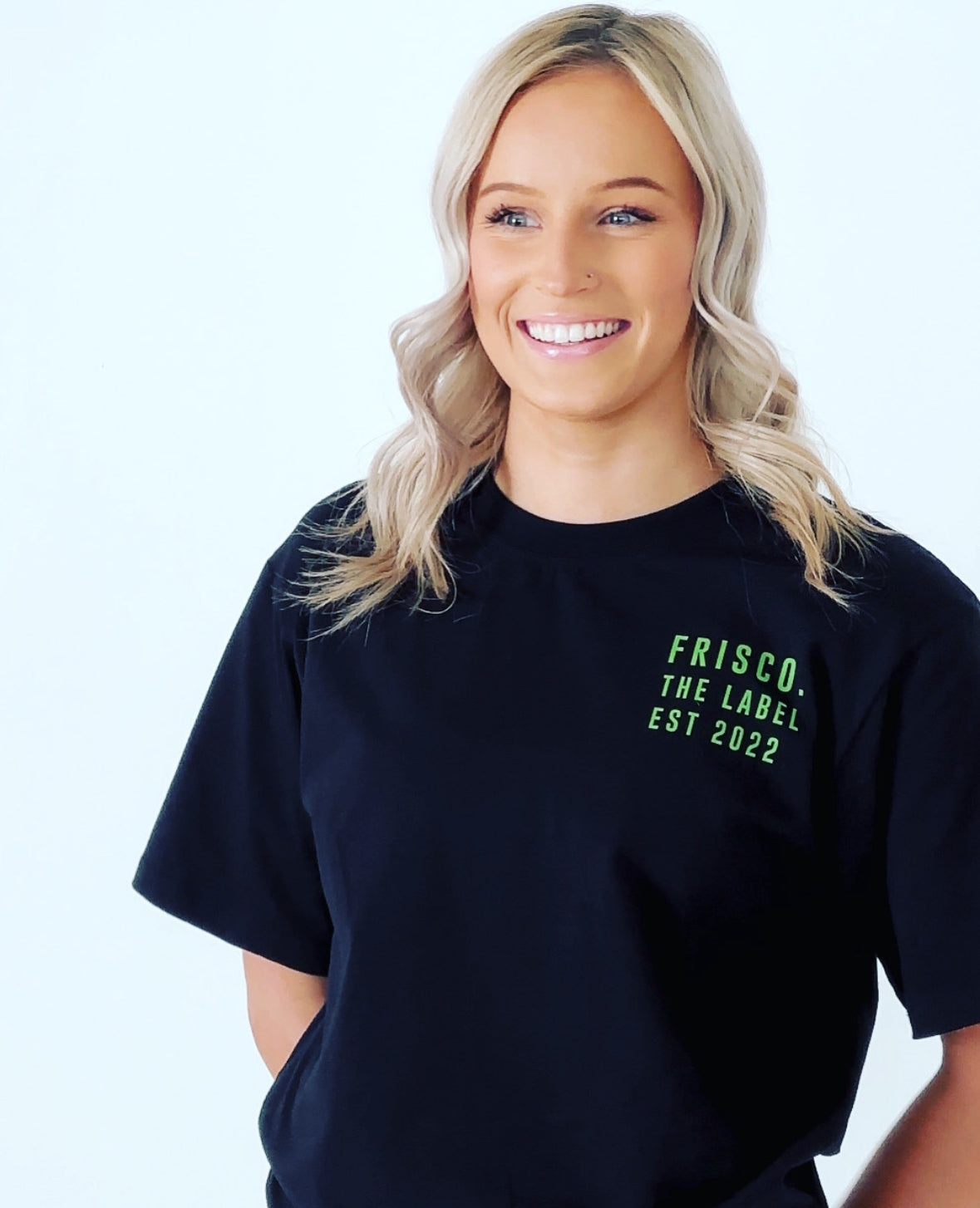 Women's Tee Black/Green