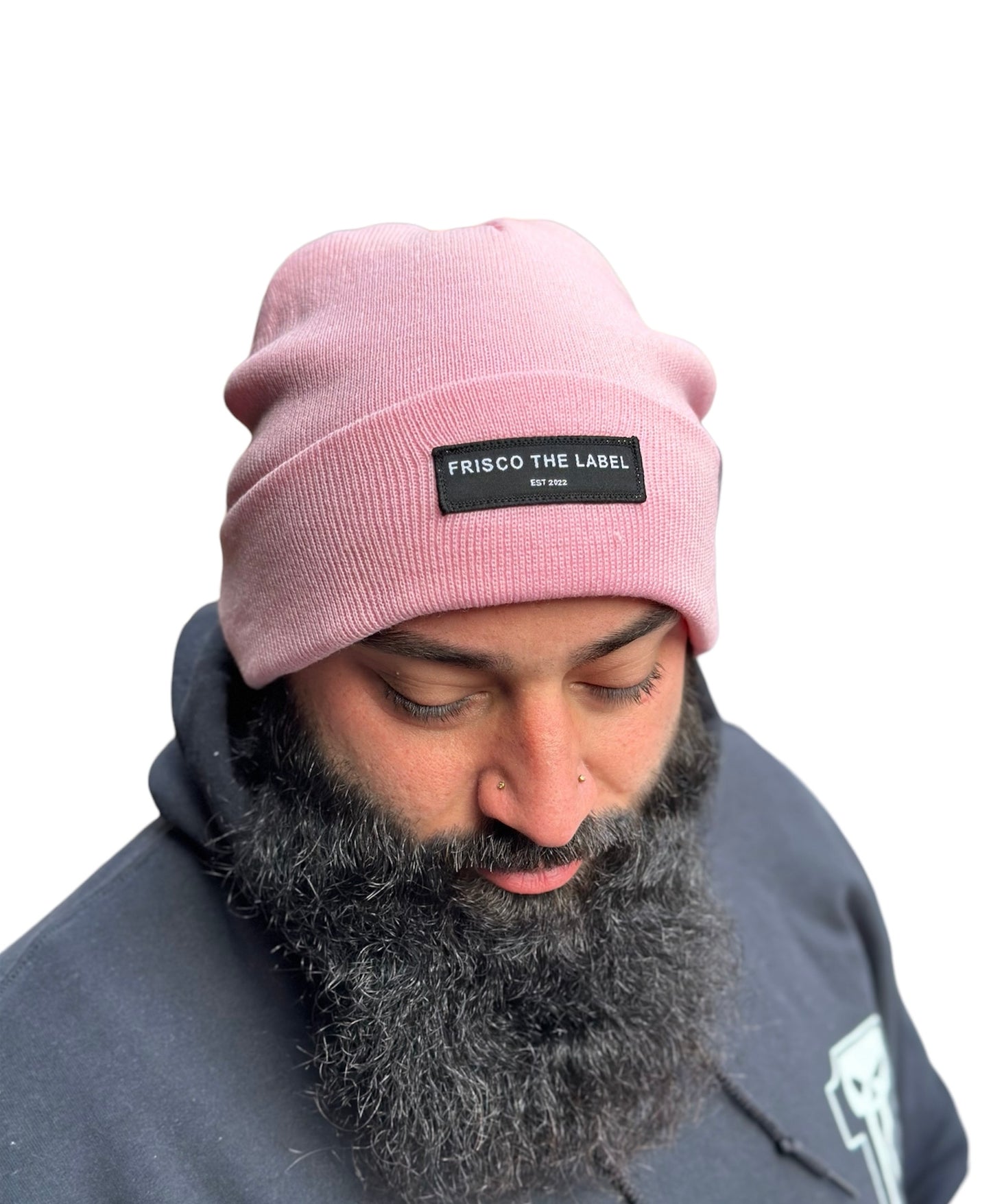 Adults pink beanie