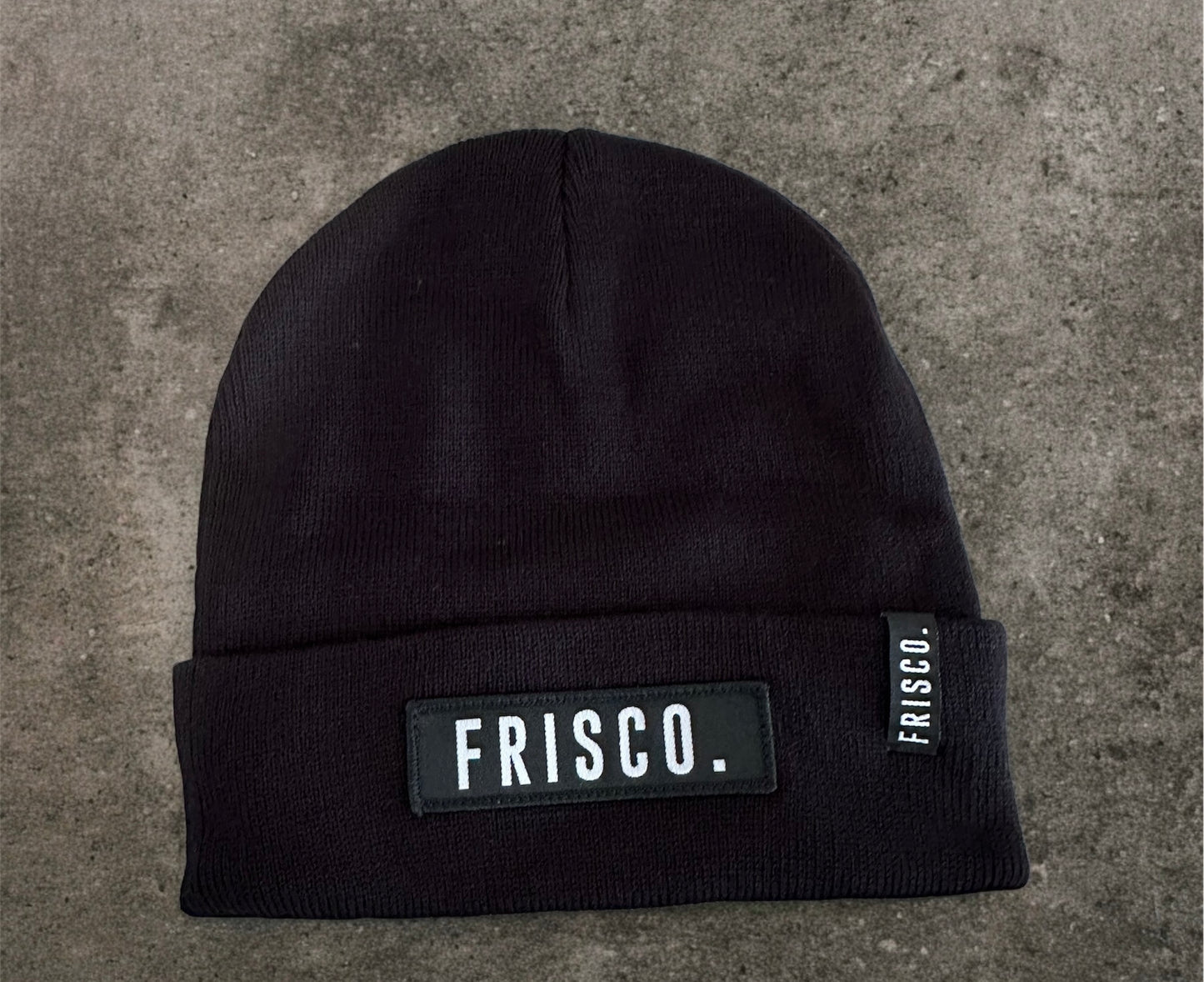 Adult black beanie