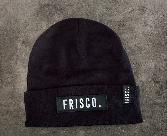 Adult black beanie