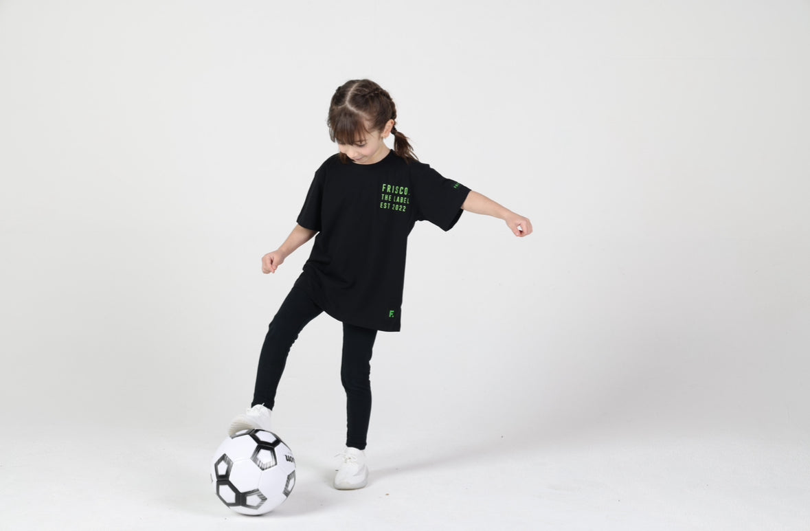 Kids Tee Black/Green