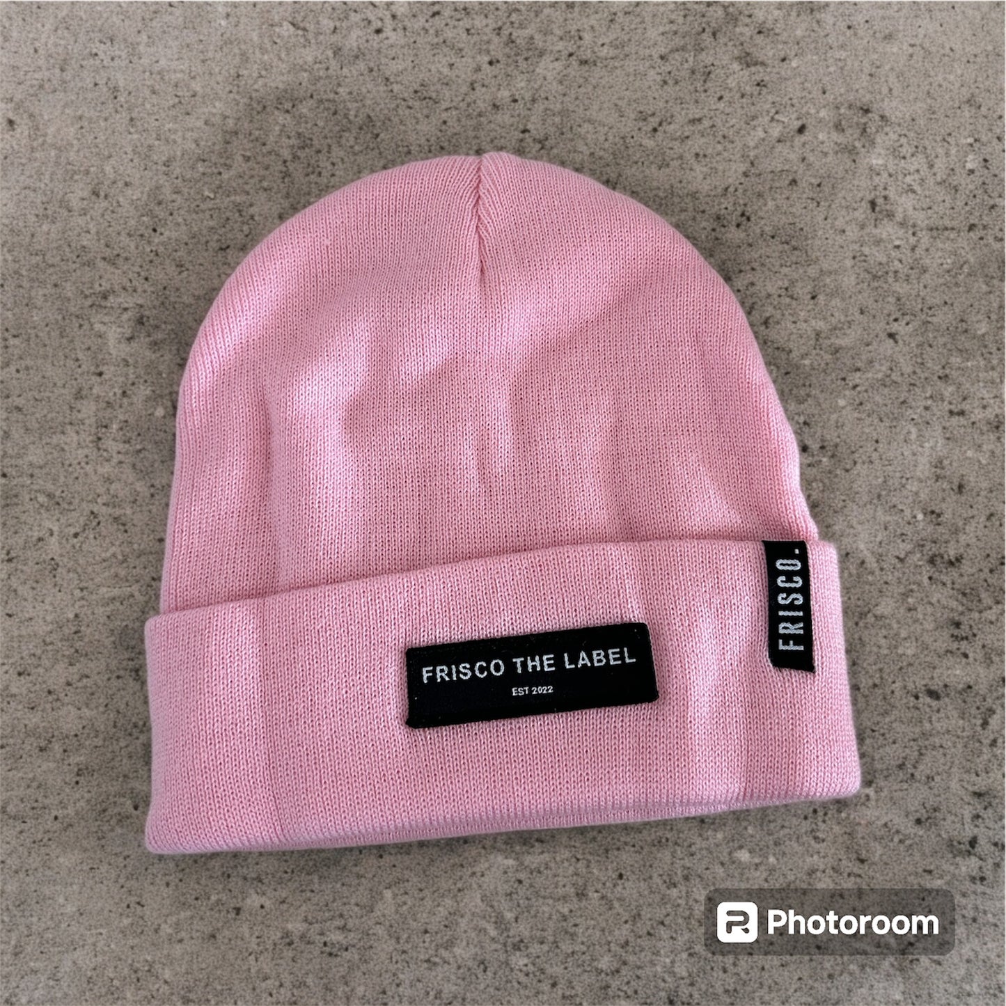 Adults pink beanie