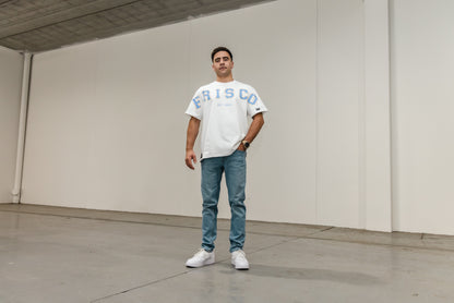 The Varsity Tee White