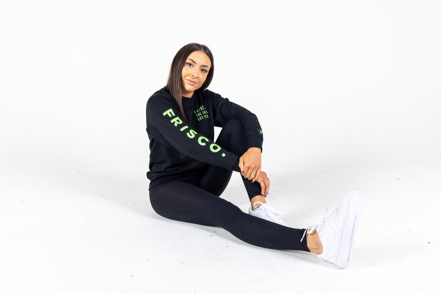 Women's Crew Black/Green