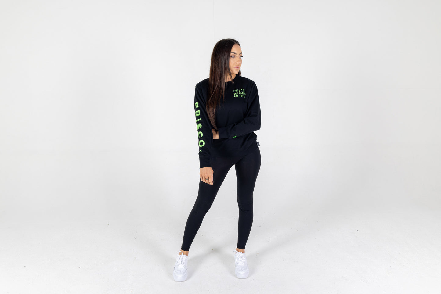 Women's Crew Black/Green